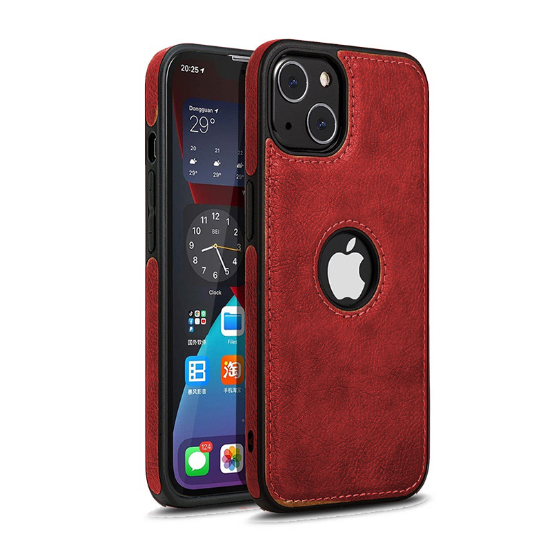 Capa Couro iPhone 13 Red – infinito loja