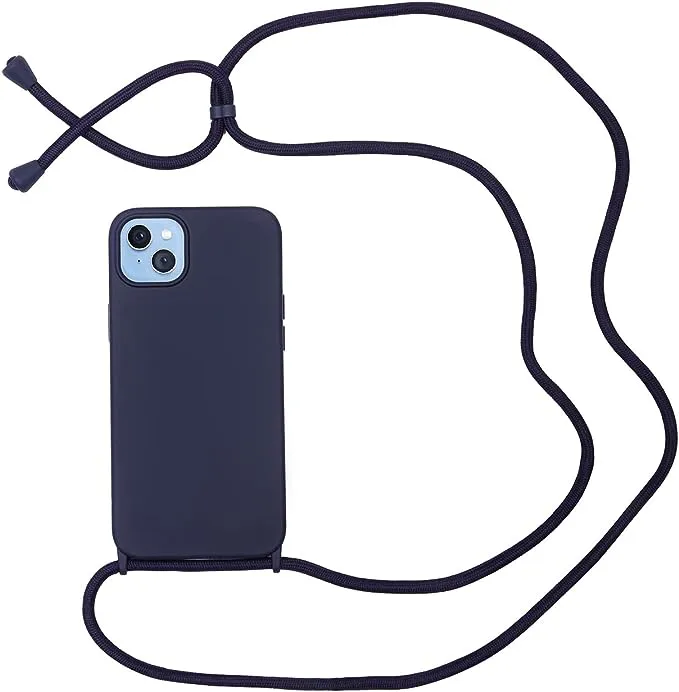 Capa de silicone com MagSafe para iPhone 14 Pro – Meia-noite